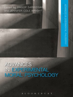 cover image of Advances in Experimental Moral Psychology